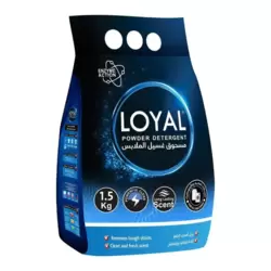 Loyal Powder Detergent with Long-Lasting Scent and Enzyme Action- 1.5Kg