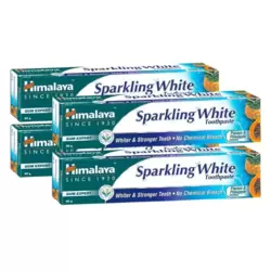 Himalaya Sparkling White Toothpaste Pack of 2pcs- 2 X 80gms