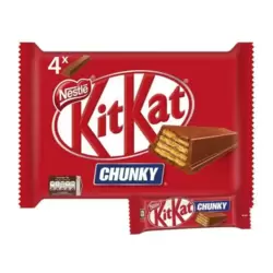 Nestle Kitkat Chunky Chocolate Bar With 4pcs- 4X40gms
