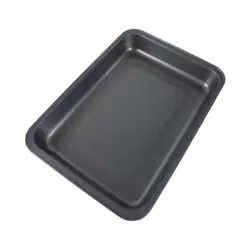 Home Maker Carbon Steel Rectangular Non-Stick Lasagna Pan- 37X26X5cm