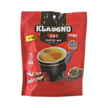 Klassno Pro 3 in 1 Coffee Mix, Pack of 15 x 20 gms
