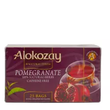Alokozay Caffeine Free Natural Herbs Pomegranate Tea- 25Bags