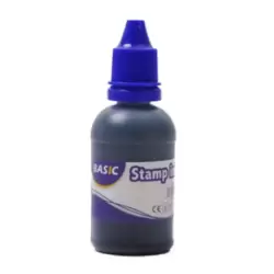 Basic Stamp Pad Ink In Bottle Blue- 50ml