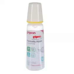 Pigeon Nursing Bottle KPP Standard Neck And Medium Flow With Soft Silicone Peristaltic Teat- 200ml