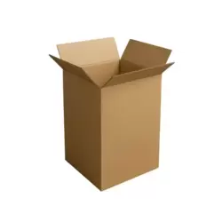 Hard Brown Cardboard Empty Carton Box For Packaging And Shifting- 45X65cm
