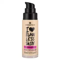 Essence I Love Flawless Skin Foundation With High Coverage For Natural Matte Finish- 30 Dark Porcelain