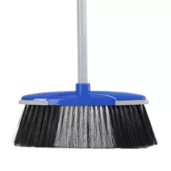 Floor Cleaning Broom Brush with Long Handle Strong Brush Head- Red color