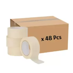 Bulk Masking 2 Inch White Tape- 48pcs