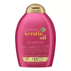 Ogx Keratin Smooth Hair Shampoo Strengthen And Softens Hair- 385ml