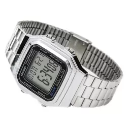 Casio Vintage Stainless Steel Digital Watch for Men- A178WA-1ADF