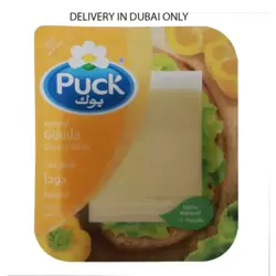 Puck Natural Gouda Cheese Slices- 150gms (Delivery in Dubai Only)