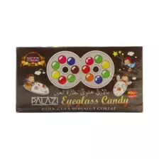 Palazi Eyeglass Candy Gula Gula Bersalut Coklat Candy- 40 Pcs
