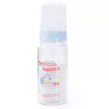 Bebecom Glass Feeding Bottle 125ml (A375), Piece of 1