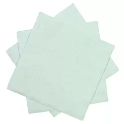Party Time 3 Ply Foldable Soft Disposable Paper Napkin For Party 6pcs- Green