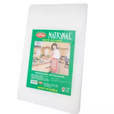 National Cutting Boards - White, Large (25X1X44 Cm) Fade-Proof Construction Resists Catching Stains,