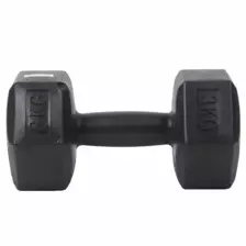 (3kg x 2) Head Plastic Dumbbells for, Fitness, Strength Training Equipment