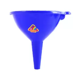 Plastic Funnel for Filling Bottles Kitchen Use- Blue Color