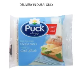 Puck Light Processed 10pcs Cheese Slices- 200gms (Delivery In Dubai Only)
