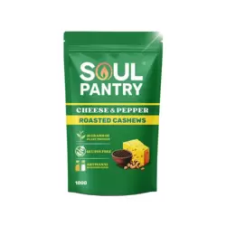 Soul Pantry Cheese & Pepper Roasted Cashew- 100gms