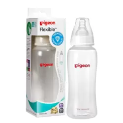 Pigeon Flexible Polypropylene Bottle With Unique Streamline Shape- 250ml