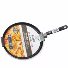 Beefit Non-Stick Bakeware Pan, Pizza Pan with Bakelite Handle 28cm