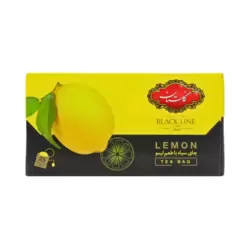 Golestan Black Line Black Tea with Lemon Flavor- 25 Tea Bags