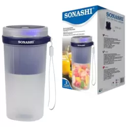 Sonashi USB Rechargeable Blender SPB-194 With One Button Control- Pink