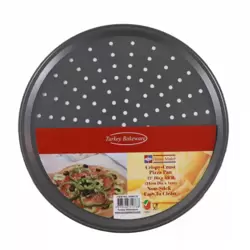 Home Maker AVCI Non-Stick Easy to Clean-Round Shape Crispy Crust Pizza Pan-31cm