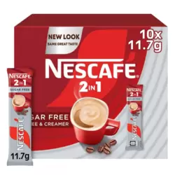 Nescafe 2 in 1 Instant Coffee Sugar Free Coffee And Creamer- 20X11.7gms