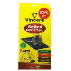 Vincere Baited Glue Traps Powerful Effect-Box of 2Pcs