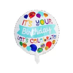 Party Fun 100 Percent Recyclable Party Foil Balloon- 45cm