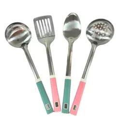 Xijie Stainless Steel Kitchenware With Set Of 4pcs- Multi-Color