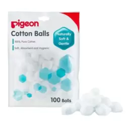 Pigeon Soft Absorbent Or Hygienic 100percent Pure Cotton Balls- 100pcs