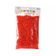 Party Fun Thermocol Balls For Decoration & Art And Craft Activities, Red - 30gms