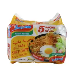 Indomie Instant Noodles Spicy Curry Fried Noodles- 5X90gms
