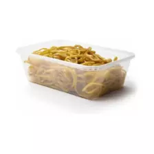 Ecno Pack Plastic Microwave Container Disposable Food Storage Container- 750ml Pack of 5