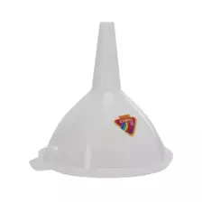 Plastic Funnel for Filling Bottles Kitchen Use- White Color