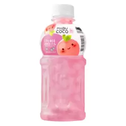 Mabu Coco Lychee Flavored Juice With Nata De Coco- 320ml