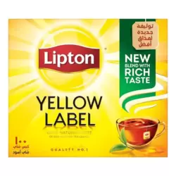 Lipton Yellow Label Black Tea New Blend With Rich Taste 200gms- 100pcs