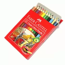 Faber Castell Classic Color Pencils in Assorted Color- 12pcs