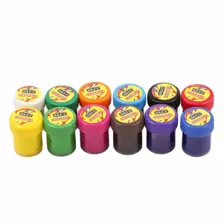 Basic Colourful Poster Colour 20ml Buckets- 12pcs Box
