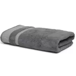 Soft And Highly Absorbent Cotton Bath Towel 70X140cm- Gray
