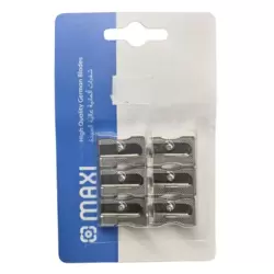 Maxi Metal Pencil Sharpener With High Grade German Blades- 6pcs