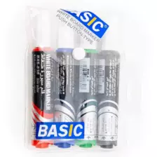 Basic White Board Marker, Set of 4 Colours