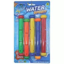 Kids Diving Sticks Game Toy For Underwater Swimming Pool Sport- 5pcs