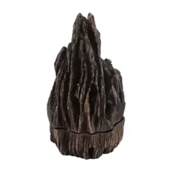 Elegant and Unique Old Wood Design Kasrat Al Oud Incense Burner- Brown