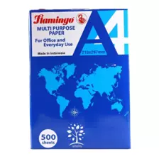 Flamingo Copier Paper, Multi-purpose A4 Photocopy Paper for Office & Everyday Use, 500 Sheets - 210X297mm