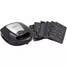 Sonashi 7in1 Snack Maker SSM-862, Multiplate Sandwich Maker, Non-Stick Coating Snack Maker