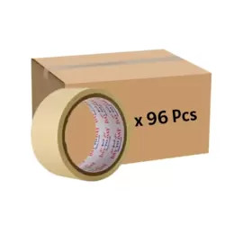 Bulk Masking 2 Inch Brown Tape with 20 Yards- 96pcs