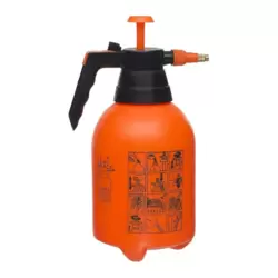 Garden Handheld Pump Pressure Water Sprayer Bottle Orange- 2Ltr